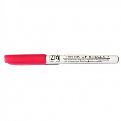 Маркер с блестками темно-розовый 0,8 мм (ZIG)