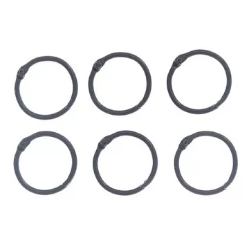 Набор колец для альбома "Темное серебро", 30 мм Набор колец для альбома "Темное серебро", 30 мм