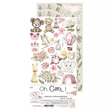 Набор бумаги 30х15 см "Oh, Girl!. Для вырезания", 18 листов (CraftO'clock) Набор бумаги 30х15 см "Oh, Girl!. Для вырезания", 18 листов (CraftO'clock)