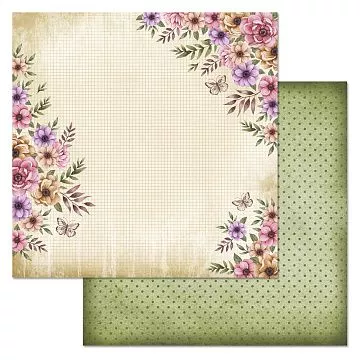 Бумага "Летние бабочки. Клетчатое настроение" (ScrapMania) Бумага "Летние бабочки. Клетчатое настроение" (ScrapMania)