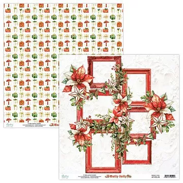 Бумага 30х30 см "Holly Jolly 04" (Mintay) Бумага 30х30 см "Holly Jolly 04" (Mintay)