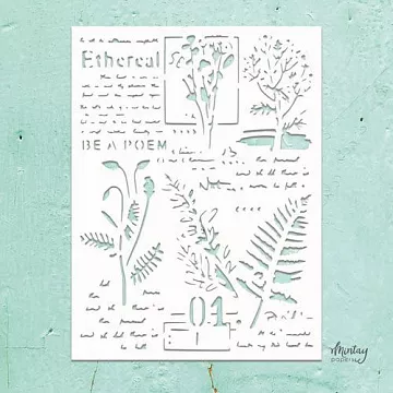 Трафарет 15х20 см "Mixed 8" (Mintay) Трафарет 15х20 см "Mixed 8" (Mintay)