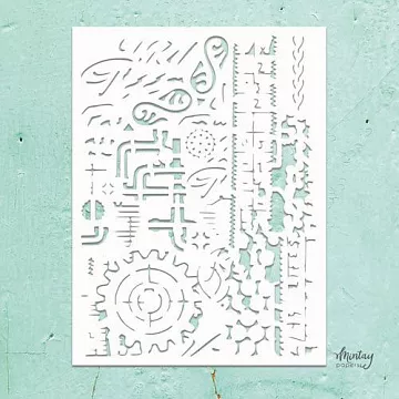 Трафарет 15х20 см "Mixed 11" (Mintay) Трафарет 15х20 см "Mixed 11" (Mintay)