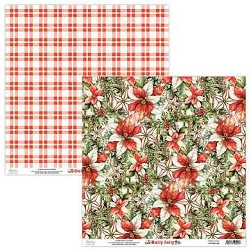 Бумага 30х30 см "Holly Jolly 05" (Mintay) Бумага 30х30 см "Holly Jolly 05" (Mintay)
