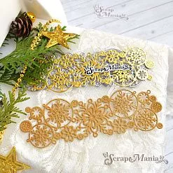 Нож "Снежный бордюр", 4,7х14 см (ScrapMania) Нож "Снежный бордюр", 4,7х14 см (ScrapMania)