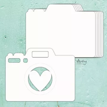 Заготовка для альбома 14х19 см "Camera", 7 листов (Mintay) Заготовка для альбома 14х19 см "Camera", 7 листов (Mintay)