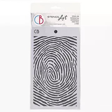 Трафарет 12х20 см "Fingerprint" (Ciao bella) Трафарет 12х20 см "Fingerprint" (Ciao bella)