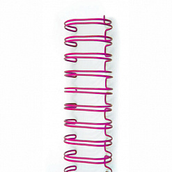 Набор пружин для брошюровщика, цвет розовый, диаметр 1,9 см, 2 шт (We R Memory)