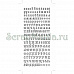 Контурные наклейки "Русский алфавит 2", цвет сиреневый (JEJE)