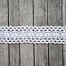 Кружево вязаное "Ракушка. Узкое" ширина 3,4 см, длина 1 м, цвет белый