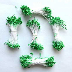 Набор пучков тычинок "Мелкие", цвет зеленый (Magic Hobby)