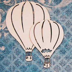 Набор украшений из чипборда "Воздушные шары" (Магия творчества)