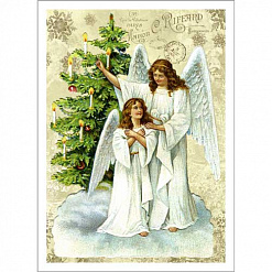 Тканевая карточка "Ангелы. Ангелы семьи" (ScrapMania)