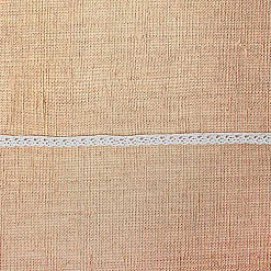 Кружево вязаное "Деревце", ширина 1 см, длина 0,9 м, цвет белый