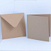 Заготовка для открытки 13,5х13,5 см "Крафт" с конвертом (DoCrafts)