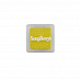 Подушечка чернильная пигментная 2,5х2,5 см, цвет мерцающий жёлтый (ScrapBerry's)