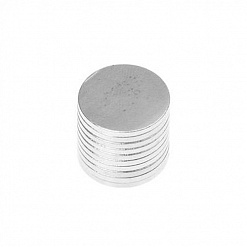 Набор магнитов "Круглые", диаметр 12 мм, толщина 1,5 мм, 20 штук 
