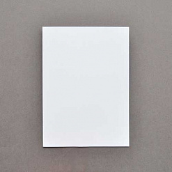 Заготовка для открытки 14,8х21 см с текстурой льна, цвет белый (ScrapMania)