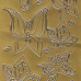 Контурные наклейки "Разные бабочки", цвет золото (JEJE)