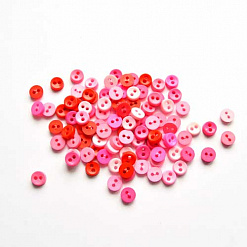 Набор микро-пуговиц "Розовый микс", 100 шт (Craft)