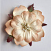 Цветок пиона "Светло-бежевый, двухтоновый", 6 см, 1 шт (Craft)