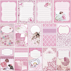Бумага "Малыш и малышка. Журналинг розовый" (Craft Premier)