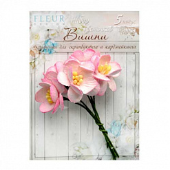 Букет цветочков вишни "Шебби-розовые", 5 шт (Fleur-design)