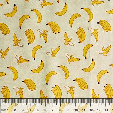 Отрез ткани 48х50 см "Детская. Бананы" (Hobby and You)
