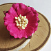 Цветок китайского пиона "Крупные тычинки. Фуксия", 1 шт (Craft)