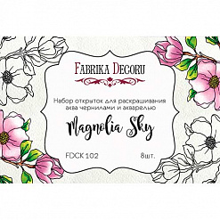 Набор текстурированных карточек "Magnolia sky" (Фабрика Декору)
