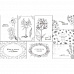 Набор текстурированных карточек "Botany summer" на английском (Фабрика Декору)