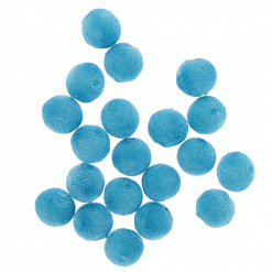 Набор бусин "Бархат. Голубые", диаметр 1,3 см