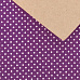 Отрез ткани на клеевой основе А4 "Фиолетовая в горошек"