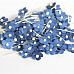 Набор мини-цветочков "Синие", 20 шт (Craft)