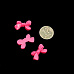 Акриловое украшение "Бантик", цвет тёмно-розовый (Magic Hobby)