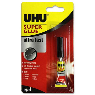 Клей секундный UHU "Super Glue", 3 гр (UHU)