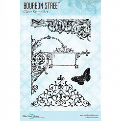 Набор штампов "Бурбон-стрит" (Blue Fern)