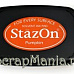 Подушечка чернильная универсальная StazOn, размер 96х67 мм, цвет тыква