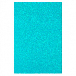 Лист фоамирана с глиттером А4 "Голубой", 2 мм