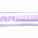 Лента капроновая с репсовой вставкой "Фиолетовая клетка", ширина 4 см, длина 0,9 м