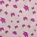 Отрез тонкого фетра, 1,2 мм, 100х50 см с рисунком "Бабочки", розовый