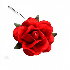 Цветок садовой розы "Красный" 