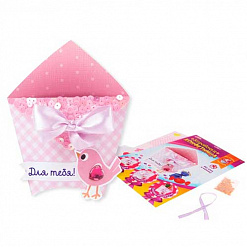 Набор для создания коробочки-конфетницы "Птичка розовая" (Школа Талантов)