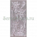Контурные наклейки "Тюльпаны большие", цвет серебро (JEJE)