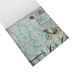 Набор бумаги 30х30 см с высечками "Синий сапфир", 24 листа