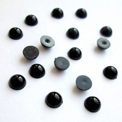 Набор полужемчужин "Черный", 6 мм (Китай)