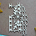 Чипборд "Орнамент со звездой 1194", 8,3х4,5 см (Fantasy)