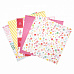 Набор бумаги 30х30 см с фольгированием "Lucky Us", 36 листов (Pink Paislee)