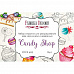 Набор текстурированных карточек "Candy shop" (Фабрика Декору)