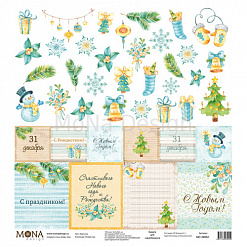Бумага "Новый год. Карточки" (MonaDesign)
